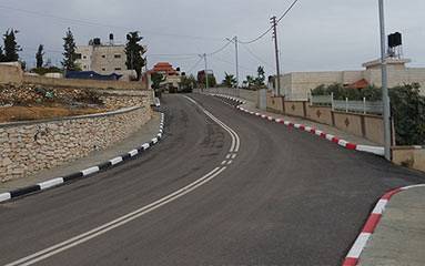 Sinjil Main Entrance Road